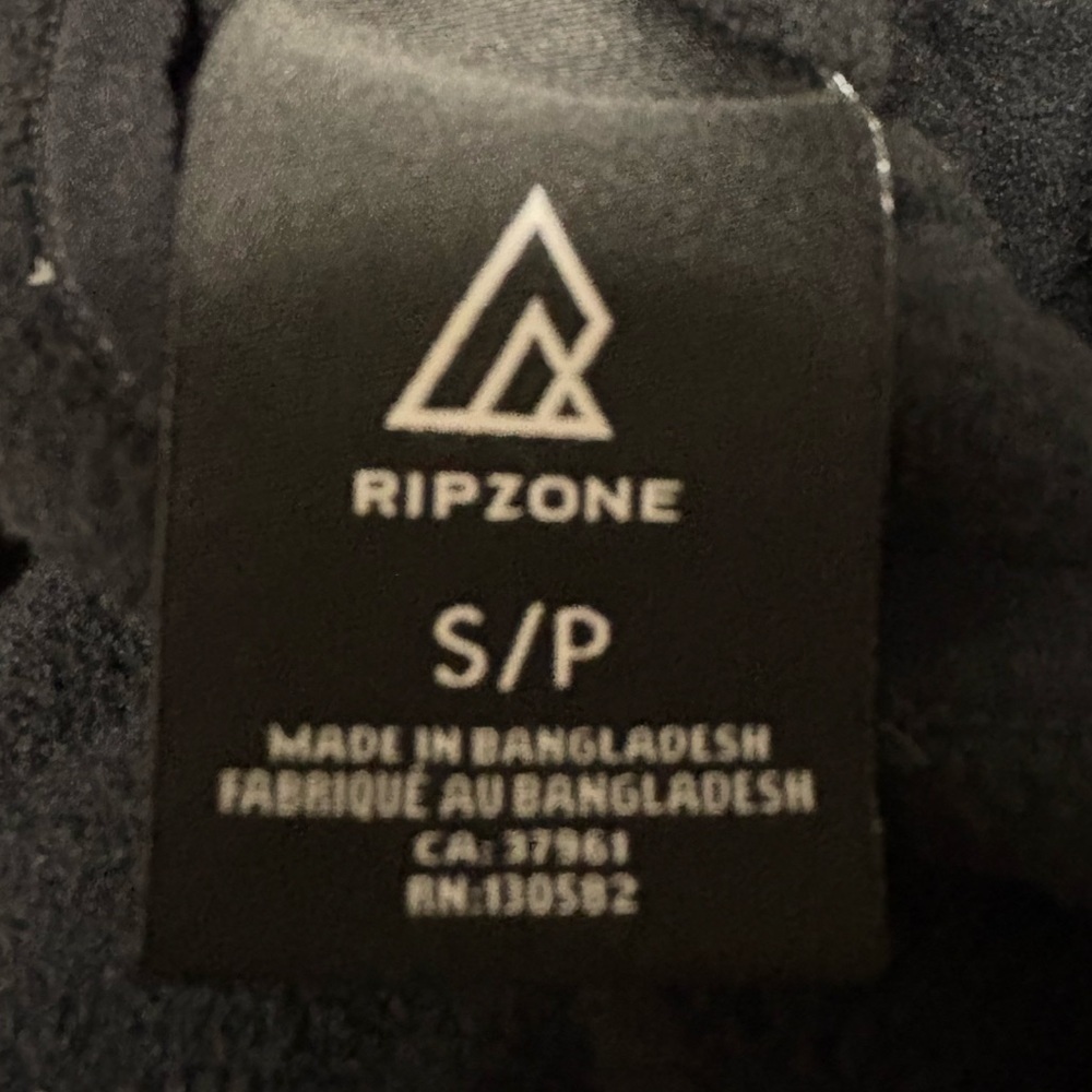 Ripzone Boys Small Reversible Camo Black Fleece Jacket Full Zip Hooded Mid - Picture 7 of 7